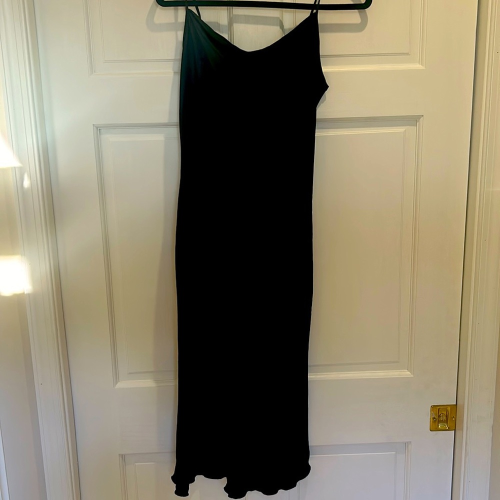 Bebe satin slip dress small